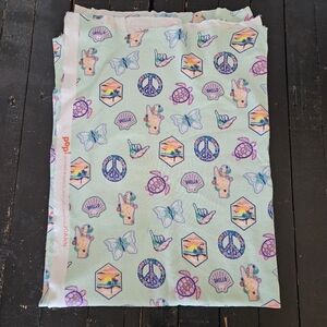 Pop! Joann Jersey Knit Fabric Trendy Colorful Icon Peace Butterfly Beach Turtle